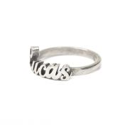 3D Name Ring [Sterling Silver]