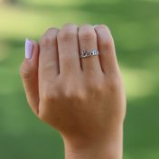 3D Name Ring [Sterling Silver]