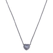 Halo Heart Necklace