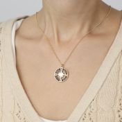 True North Compass Women Name Necklace [18K Gold Vermeil]