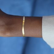 Katherine Herringbone Bracelet [18K Gold Vermeil]