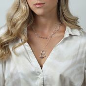 Ties of the Heart Name Necklace Layered Set [Sterling Silver]