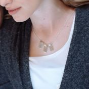 Classic Bar Initial Necklace - Sterling Silver