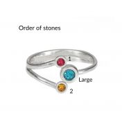 A Mother's Love Ring - Double Love [Sterling Silver]