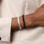 Black Onyx Beaded Bracelet
