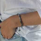 Deep Forest Jasper Beaded Bracelet