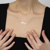 Alice Italic Name Necklace [Sterling Silver]