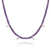 Enchanted Amethyst Necklace with Crystals
