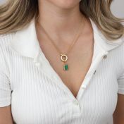 Anna Double Layer Necklace [18K Gold Vermeil] - with Charms