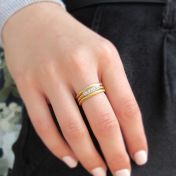 Springy Aurous Stability Ring [18K Gold]