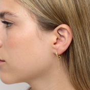 Beads Bar Earring Charm [18K Gold Plated]