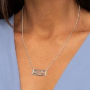 Beloved Spot Map Necklace [Sterling Silver]