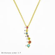 Stream of Love Necklace [Gold Plated]