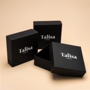 Chaîne Croix à Maillons Cubains Foncés avec Prénoms [Vermeil 18ct]
