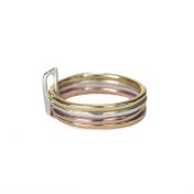 Blended Bands Ring [Sterling Silver]