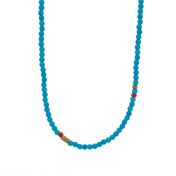 Deep Blue Hematite Necklace