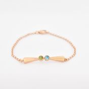 Bow of Love Bracelet [Rose Gold Plated]