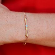 Bow of Love Bracelet [Rose Gold Plated]