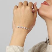 Talisa Hearts Birthstone Bracelet [Sterling Silver]