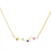 Roots of Love Necklace Horizontal [Gold Plated]