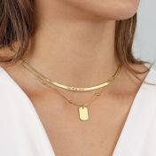 Starlight Tag Necklace [18K Gold Plated]