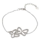 Butterfly Couple Bracelet [Sterling Silver]