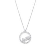 Butterfly Couple Necklace [Sterling Silver]