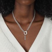 Emma Curb Chain Necklace [Sterling Silver]