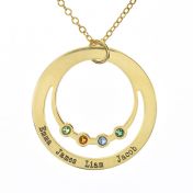 Rays of Love Necklace [Gold Plated]