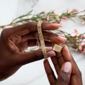 Enchanted Names Milanese Chain Bracelet [18K Gold Vermeil]