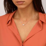 Celine Necklace - Crystal Silver Necklace for Women by Talisa