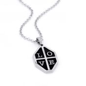 Cherished Shield Initial Necklace [Sterling Silver]