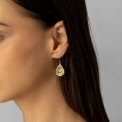 Boucles d'Oreilles Carte Endroit Chéri [Vermeil 18ct]