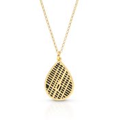 Cherished Spot Silhouette Map Necklace [18K Gold Plated]
