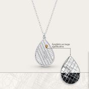Collana con Mappa Cherished Spot [Argento 925]