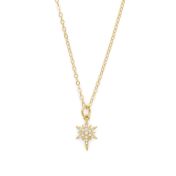 Christmas Star Necklace in Gold Plating - Gift for Her by Talisa