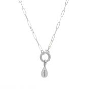 Emma Paperclip Necklace [Sterling Silver]