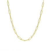 Classic Paperclip Necklace in 18K Gold Plated