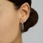Classy Link Chain Earrings [Sterling Silver]