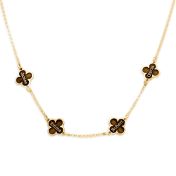 Enchanted Clover Name Necklace [18K Gold Vermeil]