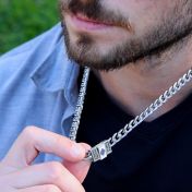 Personalized Cuban Chain with Nano Bible