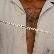 Iced Cuban Link Chain with Names - 18K Gold Plated