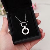 Linked Together Name Necklace - [Classic Chain / Sterling Silver]