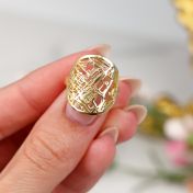 Precious Spot Map Ring [18K Gold Plated]