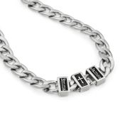 Cross Cuban Link Chain With Names