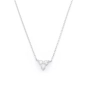 Crystal Bloom Necklace [Sterling Silver]