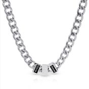 Pave Charm Cuban Chain Name Necklace