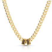 Cuban Link Chain With Names [18K Gold Vermeil]