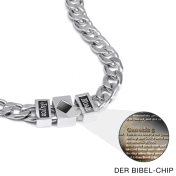 Gepersonaliseerde Cubaanse Ketting met Nano Bijbel