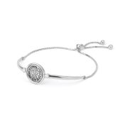Diamond Spot Map Bracelet [Sterling Silver]